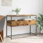 Preview: ARDEBO.de - Konsolentisch Altholz 100 x 40 x 75 cm Holzwerkstoff