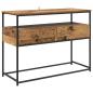 Preview: Konsolentisch Altholz 100 x 40 x 75 cm Holzwerkstoff