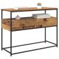 Preview: Konsolentisch Altholz 100 x 40 x 75 cm Holzwerkstoff