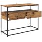 Preview: Konsolentisch Altholz 100 x 40 x 75 cm Holzwerkstoff