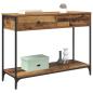 Preview: Konsolentisch Altholz 100 x 34,5 x 75 cm Holzwerkstoff
