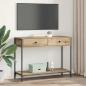 Preview: Konsolentisch Artisan-Eiche 100 x 34,5 x 75 cm Holzwerkstoff