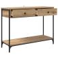 Preview: Konsolentisch Artisan-Eiche 100 x 34,5 x 75 cm Holzwerkstoff