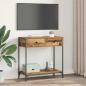 Preview: Konsolentisch Altholz 75 x 34,5 x 75 cm Holzwerkstoff