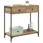 Preview: Konsolentisch Artisan-Eiche 75 x 34,5 x 75 cm Holzwerkstoff