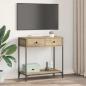 Preview: Konsolentisch Artisan-Eiche 75 x 34,5 x 75 cm Holzwerkstoff