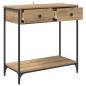 Preview: Konsolentisch Artisan-Eiche 75 x 34,5 x 75 cm Holzwerkstoff
