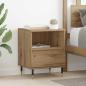 Preview: ARDEBO.de - Nachttisch Artisan-Eiche 40 x 35 x 50 cm Holzwerkstoff
