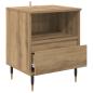 Preview: Nachttisch 2 Stk. Artisan-Eiche 40 x 35 x 50 cm Holzwerkstoff