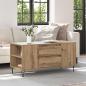 Preview: ARDEBO.de - Couchtisch Artisan-Eiche 102 x 44,5 x 50 cm Holzwerkstoff