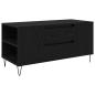 Preview: Couchtisch Schwarz Eichen-Optik 102 x 44,5 x 50 cm