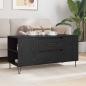 Preview: Couchtisch Schwarz Eichen-Optik 102 x 44,5 x 50 cm