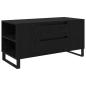 Preview: Couchtisch Schwarz Eichen-Optik 102 x 44,5 x 50 cm