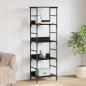 Preview: ARDEBO.de - Bücherregal 4 Ebenen 50 x 33 x 153 cm Holzwerkstoff
