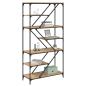 Preview: Bücherregal 9 Ebenen 91 x 36 x 176 cm Holzwerkstoff