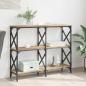 Preview: ARDEBO.de - Konsolentisch Artisan-Eiche 100 x 28 x 80,5 cm Holzwerkstoff