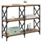 Preview: Konsolentisch Artisan-Eiche 100 x 28 x 80,5 cm Holzwerkstoff