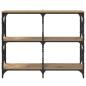 Preview: Konsolentisch Artisan-Eiche 100 x 28 x 80,5 cm Holzwerkstoff