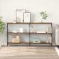 Preview: ARDEBO.de - Konsolentisch Altholz 156 x 28 x 80,5 cm Holzwerkstoff