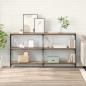 Preview: ARDEBO.de - Konsolentisch Artisan-Eiche 156 x 28 x 80,5 cm Holzwerkstoff