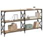 Preview: Konsolentisch Artisan-Eiche 156 x 28 x 80,5 cm Holzwerkstoff