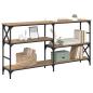 Preview: Konsolentisch Artisan-Eiche 150 x 29 x 76,5 cm Holzwerkstoff