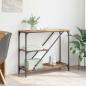 Preview: ARDEBO.de - Konsolentisch Altholz 88,5 x 30 x 75 cm Holzwerkstoff