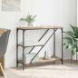 Preview: ARDEBO.de - Konsolentisch Artisan-Eiche 88,5 x 30 x 75 cm Holzwerkstoff