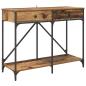 Preview: Konsolentisch Altholz 100 x 39 x 78,5 cm Holzwerkstoff