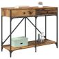 Preview: Konsolentisch Altholz 100 x 39 x 78,5 cm Holzwerkstoff