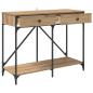 Preview: Konsolentisch Artisan-Eiche 100 x 39 x 78,5 cm Holzwerkstoff