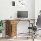Preview: ARDEBO.de - Computertisch Altholz 131 x 48 x 75 cm Holzwerkstoff