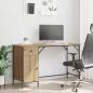 Preview: ARDEBO.de - Computertisch Artisan-Eiche 131 x 48 x 75 cm Holzwerkstoff