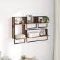 Preview: Wandregal-Set 4 stk. Altholz 65 x 25 x 30 cm Holzwerkstoff