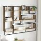 Preview: Wandregal-Set 6 stk. Artisan-Eiche 100 x 25 x 30 cm