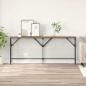 Preview: ARDEBO.de - Konsolentisch Artisan-Eiche 180 x 30 x 75 cm Holzwerkstoff