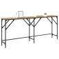 Preview: Konsolentisch Artisan-Eiche 180 x 30 x 75 cm Holzwerkstoff