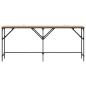 Preview: Konsolentisch Artisan-Eiche 180 x 30 x 75 cm Holzwerkstoff