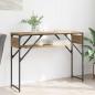 Preview: ARDEBO.de - Konsolentisch Artisan-Eiche Holzwerkstoff 105x30x75cm