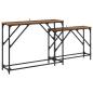 Preview: Konsolentisch 2 stk. Altholz 100 x 28 x 75 cm Holzwerkstoff