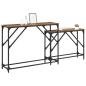 Preview: Konsolentisch 2 stk. Altholz 100 x 28 x 75 cm Holzwerkstoff