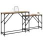 Preview: Konsolentisch 2 stk. Artisan-Eiche 100 x 28 x 75 cm