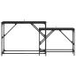 Preview: Konsolentisch 2 Stk. Schwarz Eichen-Optik 100 x 28 x 75 cm