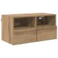 Preview: TV-Wandschrank 60 x 30 x 30 cm Artisan-Eiche Holzwerkstoff