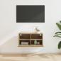 Preview: TV-Wandschrank 60 x 30 x 30 cm Artisan-Eiche Holzwerkstoff