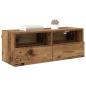 Preview: TV-Wandschrank 80 x 30 x 30 cm Altholz Holzwerkstoff