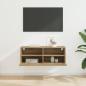 Preview: TV-Wandschrank 80 x 30 x 30 cm Artisan-Eiche Holzwerkstoff