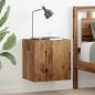Preview: ARDEBO.de - TV-Wandschrank 40,5x30x40cm Altholz Holzwerkstoff