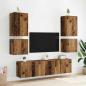 Preview: TV-Wandschrank 40,5x30x40cm Altholz Holzwerkstoff