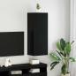 Preview: ARDEBO.de - TV-Wandschrank 40,5 x 30 x 102 cm Schwarz Eichen-Optik